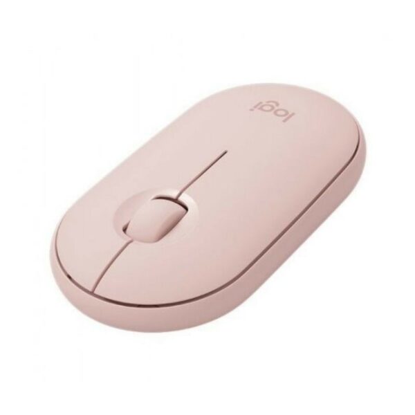 Mouse inalámbrico Logitech Pebble M350. Rosa - Imagen 3